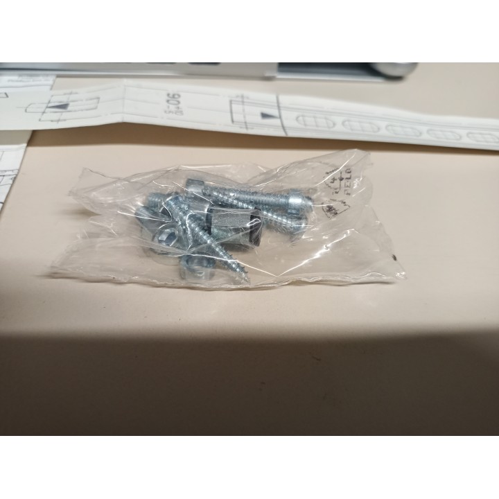 Schüco 209370 Mitnehmerklappe silber