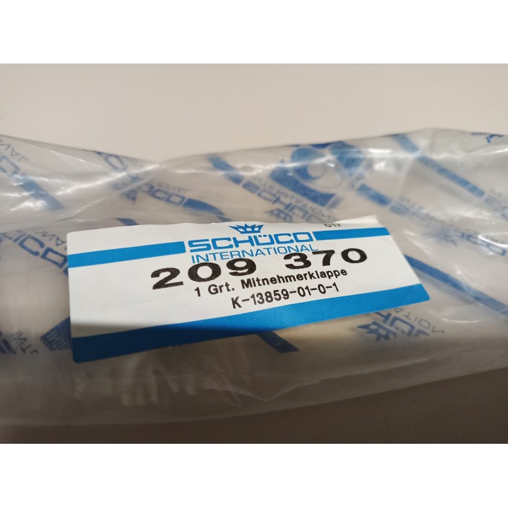 Schüco 209370 Mitnehmerklappe silber