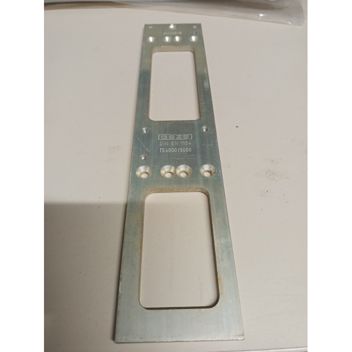 GEZE Montageplatte TS 4000 / TS 5000 silber