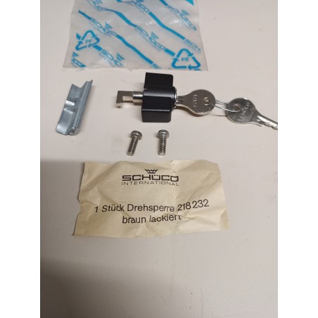 Schüco 218232 Drehsperre braun