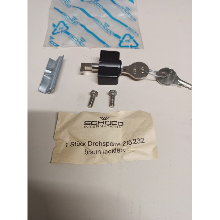 Schüco 218232 Drehsperre braun