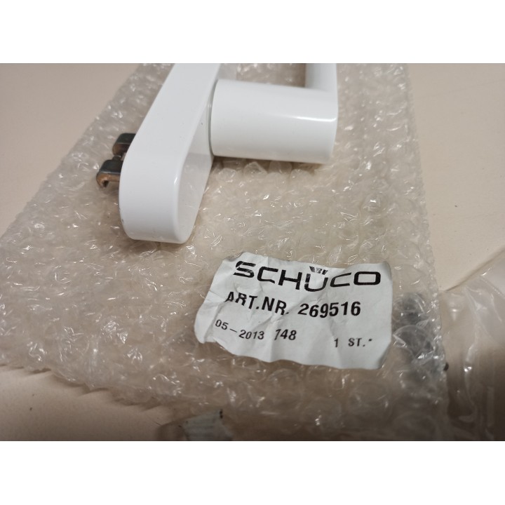 Schüco 269516 Fenstergriff abschließbar weiß
