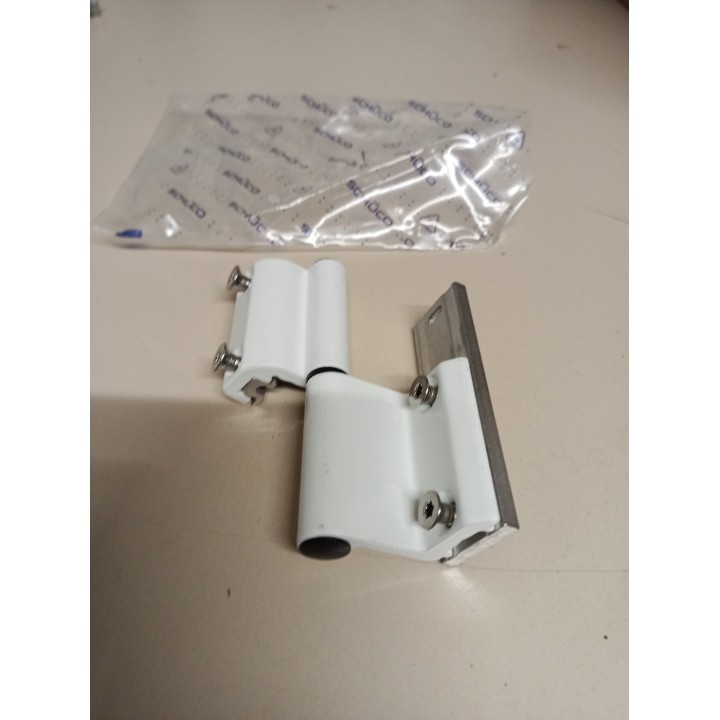 Schüco 243441Drehband 90kg weiß links