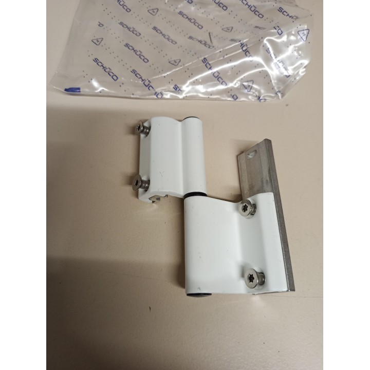 Schüco 243441Drehband 90kg weiß links