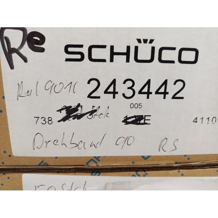 Schüco 243442 Drehband 90kg weiß rechts
