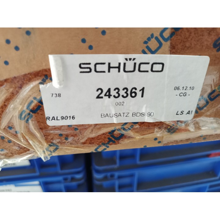 Schüco 243361 BDS 90 Bausatz weiß DIN links