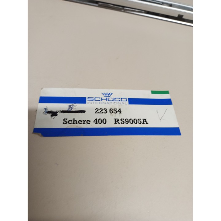 Schüco 223654 Schere 400 DIN rechts schwarz