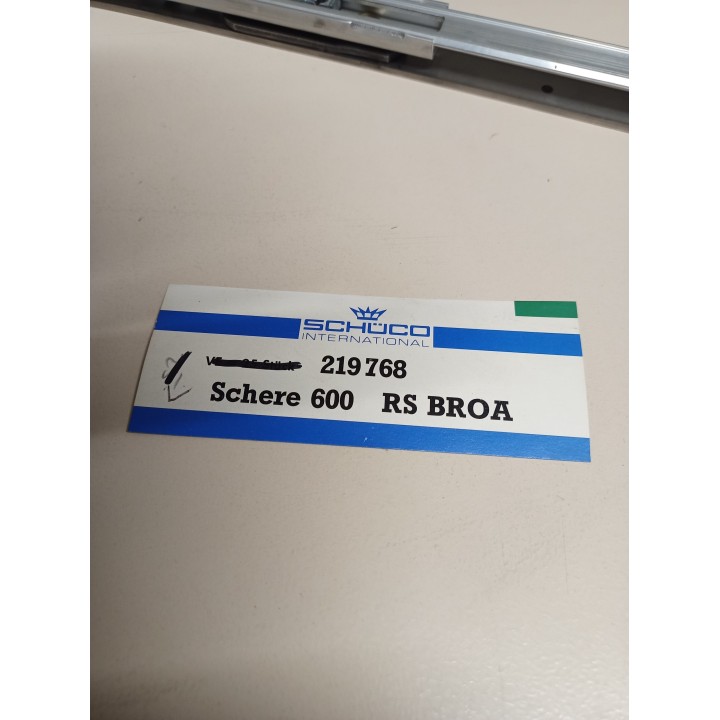 Schüco 219768 Schere 600 DIN rechts dunkelbraun