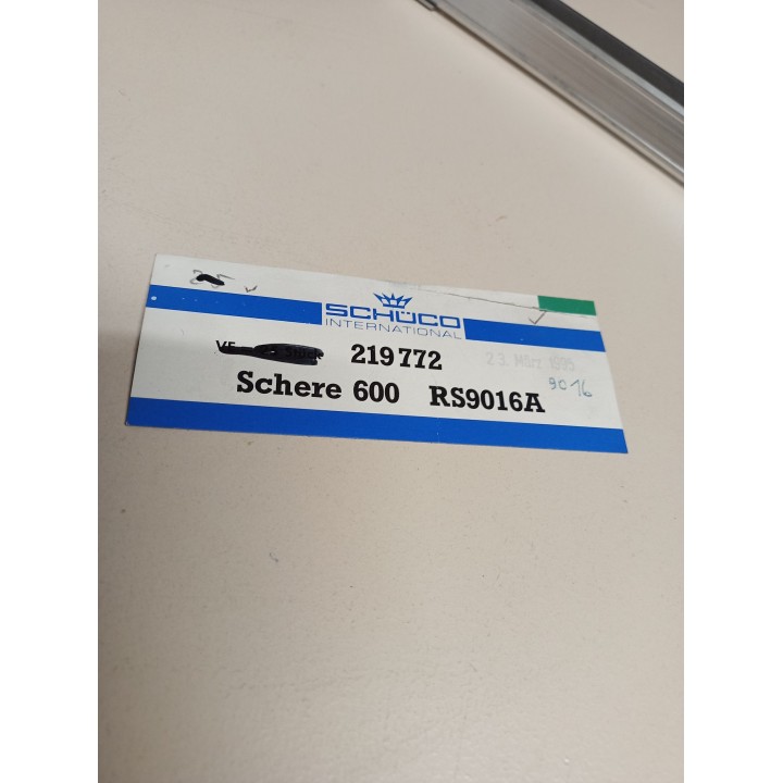 Schüco 219772 Schere 600 DIN rechts weiß