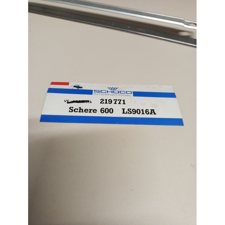 Schüco 219771 Schere 600 DIN links weiß