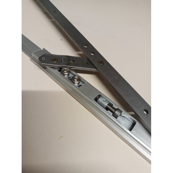 Schüco 219767 Schere 600 DIN links dunkelbraun