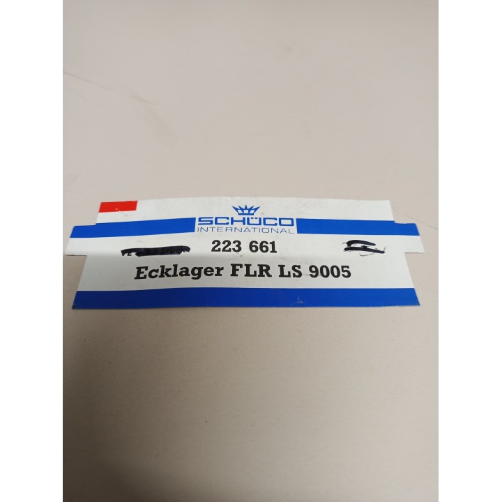 Schüco 219929 Ecklager schwarz DIN links