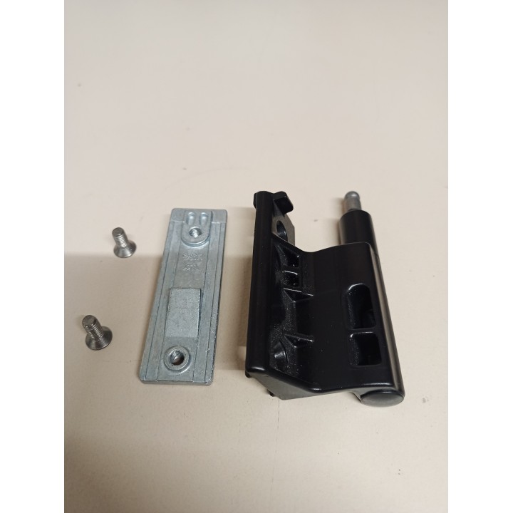 Schüco 219930 Ecklager schwarz DIN rechts