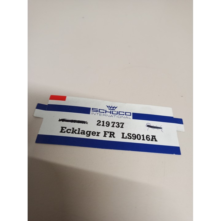 Schüco 219737 Ecklager weiß DIN links