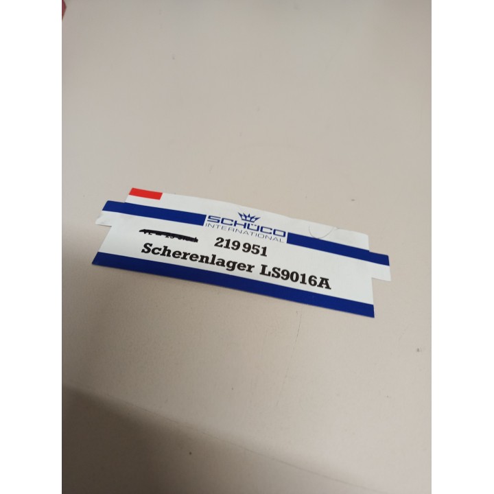 Schüco 219951 Scherenlager weiß DIN links