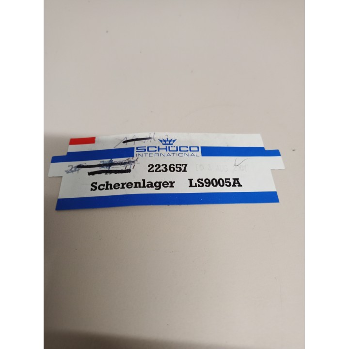 Schüco 223657 Scherenlager schwarz DIN links