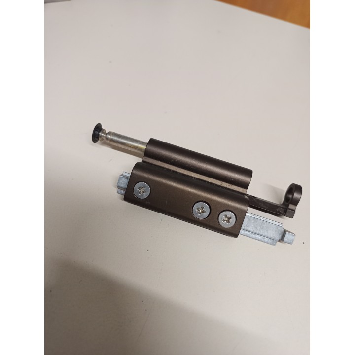 Schüco 219947 Scherenlager dunkelbraun DIN links