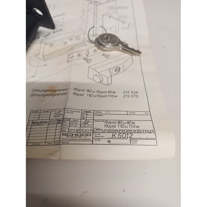 Schüco 213673 Öffnungsbegrenzer
