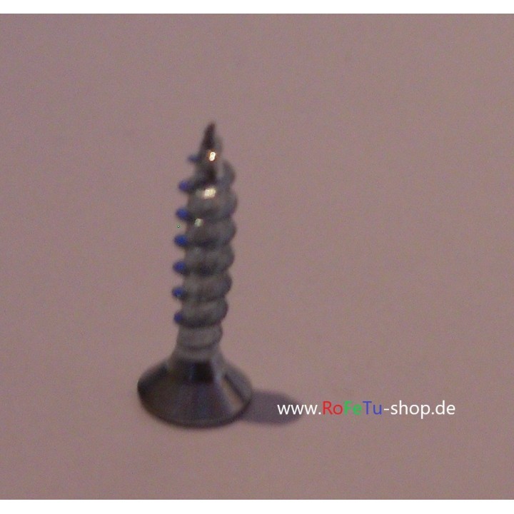 Spanplattenschraube 3 X 20 Kreuzschlitz PZ, verzinkt 100 Stück