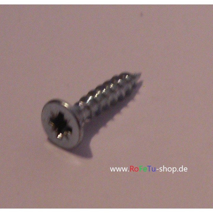 Spanplattenschraube 3 X 20 Kreuzschlitz PZ, verzinkt 100 Stück