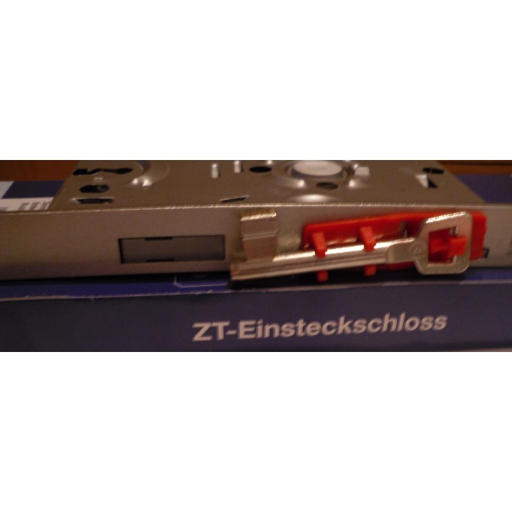 Basi Zimmertürschloss BB 55/75/8 mit Schlüssel DIN rechts Stulp eckig