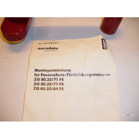 Sykon / Normbau 0470 28 Drücker rot