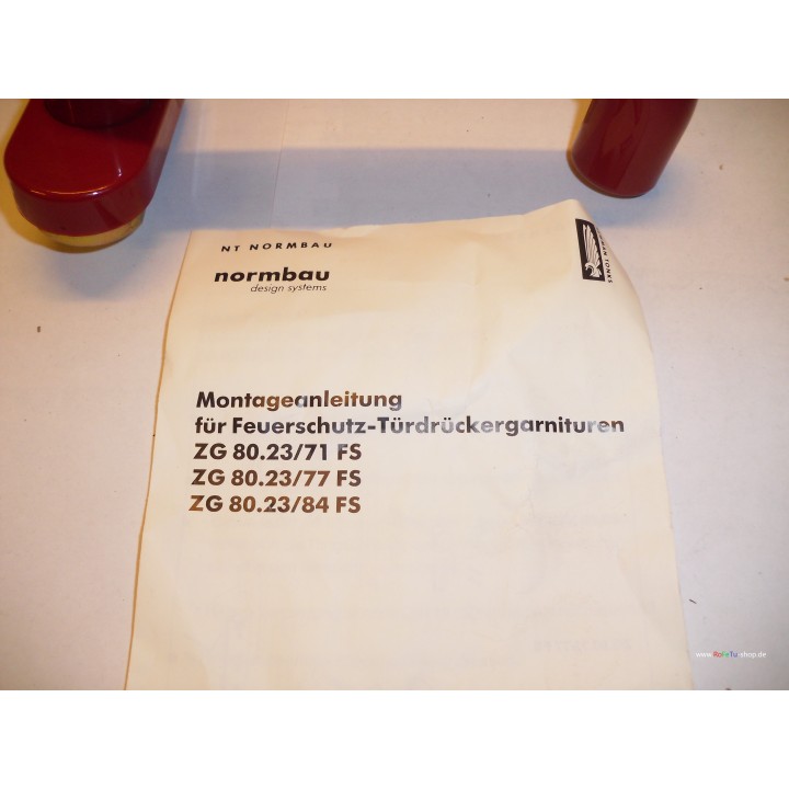 Sykon / Normbau 0470 28 Drücker rot