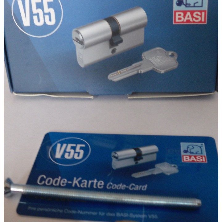 Basi V55 Profilzylinder 30 / 30 mit Not und Gefehrenfunktion