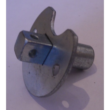 Vierkantlager 10 X 10 mm für Rohrmotoren  Mini  ( Motorseite rund ) lang