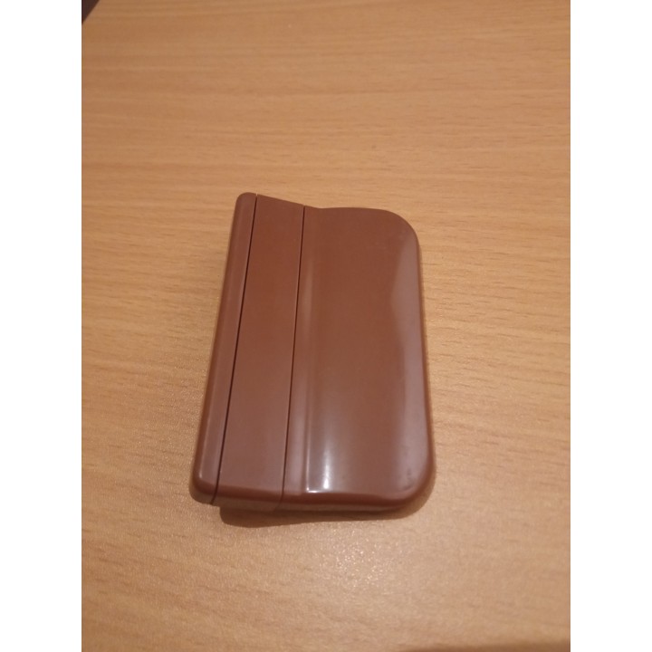 Balkontürgriff eckig Farbe Signalbraun ca. RAL 8002