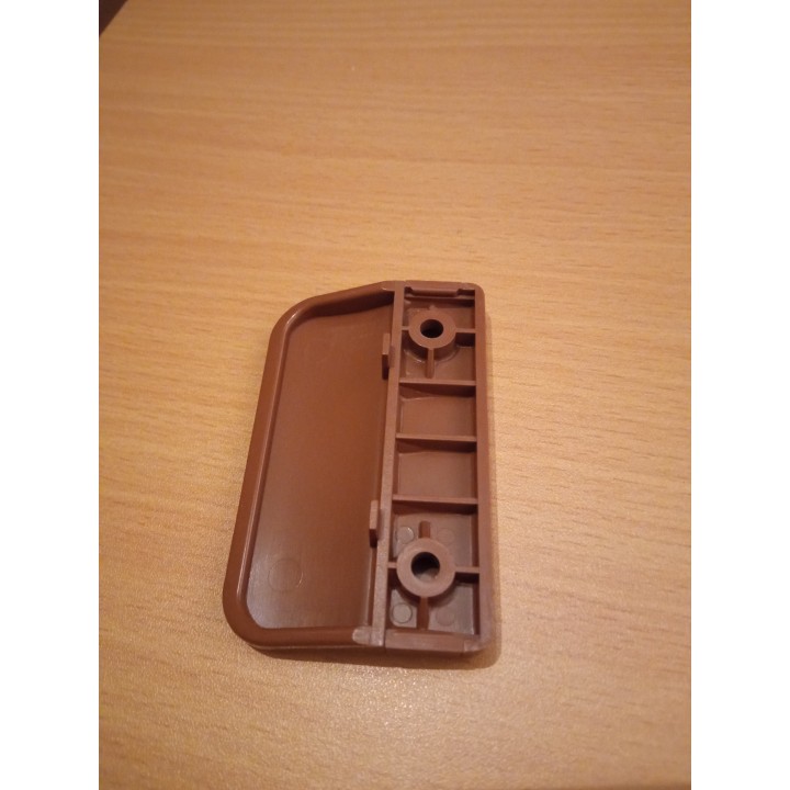 Balkontürgriff eckig Farbe Signalbraun ca. RAL 8002