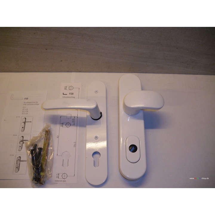 Sykon 6415 04 / FSB Schutzbeschlag weiß