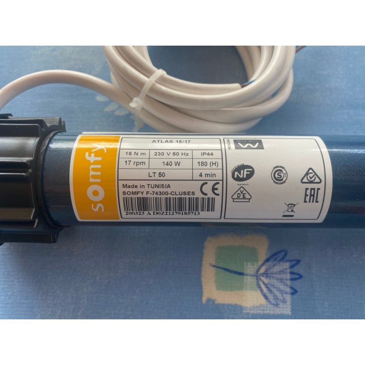 Rohrmotor Somfy Atlas 15/17  Atlas LT50 / Heroal 3729 00 00