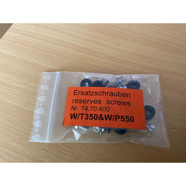 Ersatzschrauben für Varisol W / T 350 & W / P 550