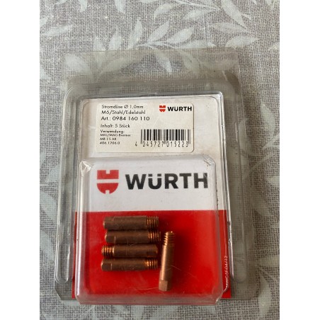 Würth Stromdüsen 1,0mm M6 Art. 0984 160 110