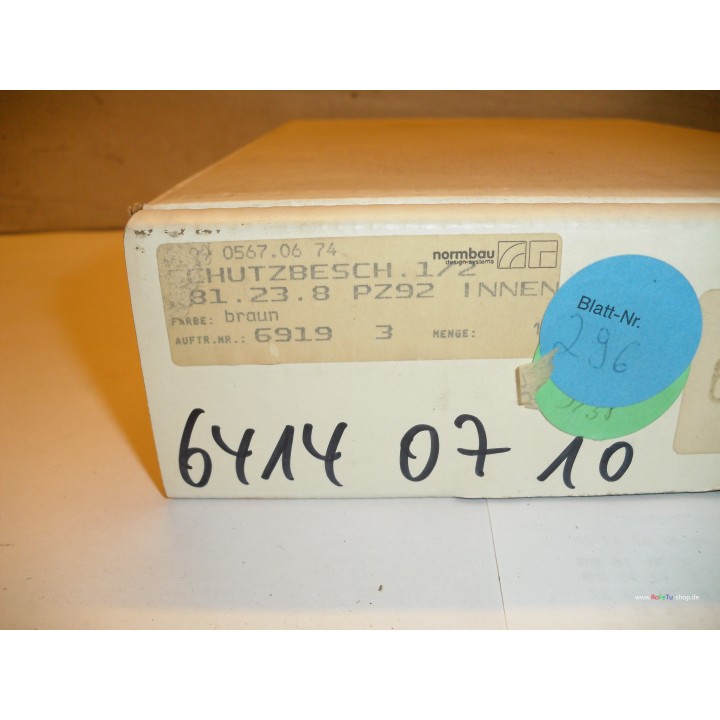 6414  07/ Normbau Schutzbeschlag Innen braun