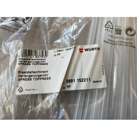 Würth 0891 152211 Verlängerungsrohr Xpress 19 Stück