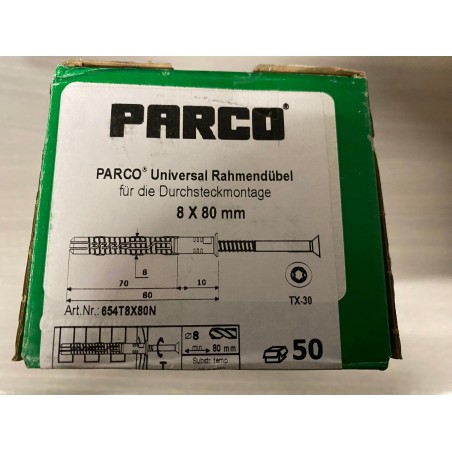 Nögel Universalrahmendübel 8 X 80vz  114 Stück