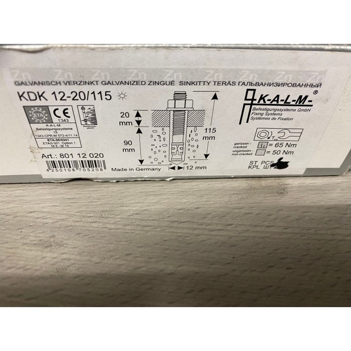 KALM Keilanker 801 12 020   17 Stück