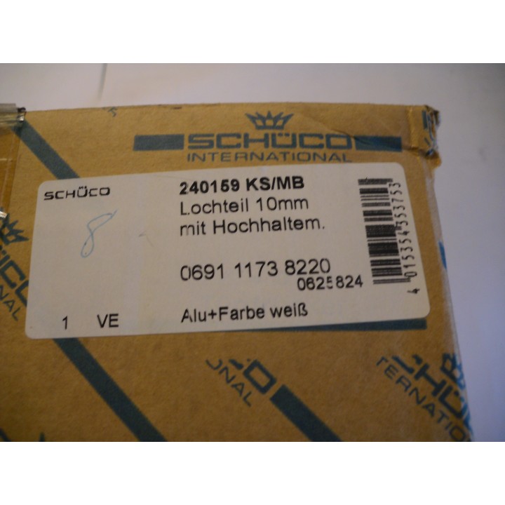 Schüco Türdrücker 10mm 240159 weiß
