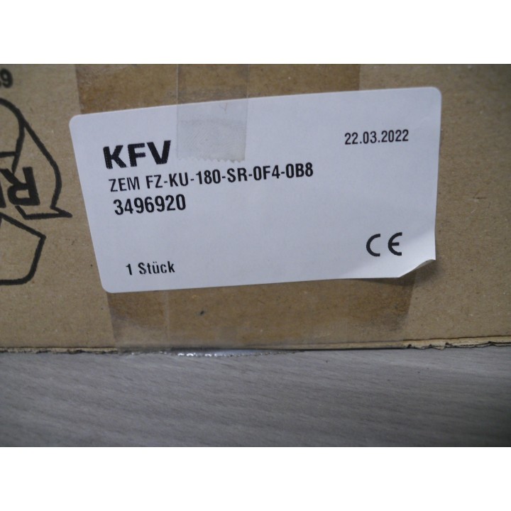 KFV 3496920 Kabelübergang ZEM FZ-KU-180-SR 0F4 0B8
