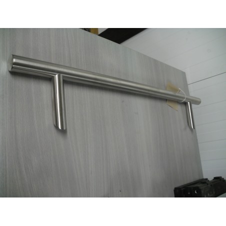 Edelstahl Stoßgriff 800mm
