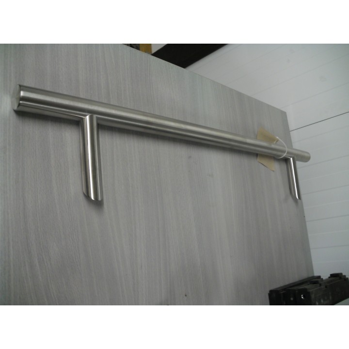 Edelstahl Stoßgriff 800mm