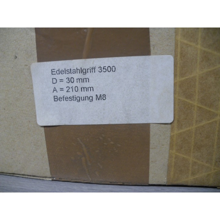 Edeslstahl Stoßgriff 350mm