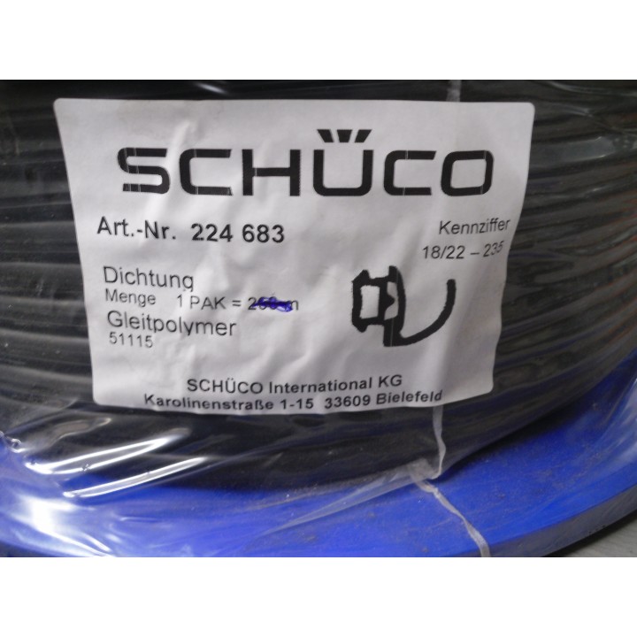 Schüco 224683 Anschlagdichtung 1Meter
