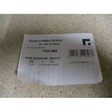 Gutmann 780369 Dämmprofil 20 X 0,5 Meter