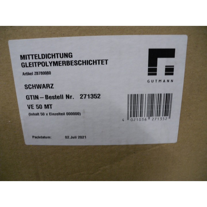 Gutmann 780080 Mitteldichtung 1Meter
