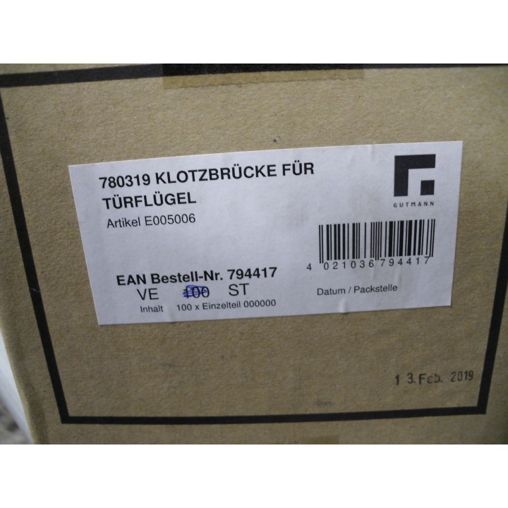 Gutmann 780319 Klotzbrücke