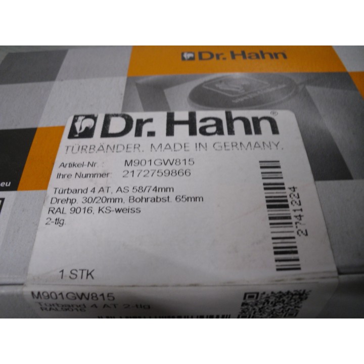 Dr. Hahn Türband M901GW815 weiß