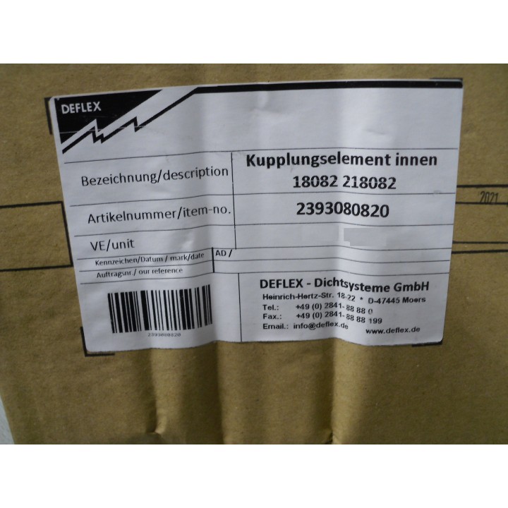 Deflex 18082 Kopplungs-Stück  10 Stück